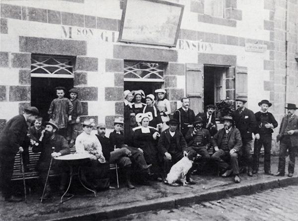 L’auberge Gloanec en 1886