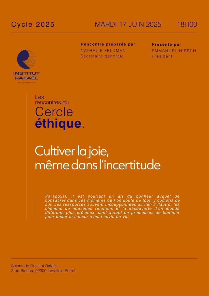 cercle ethique cultiver joie