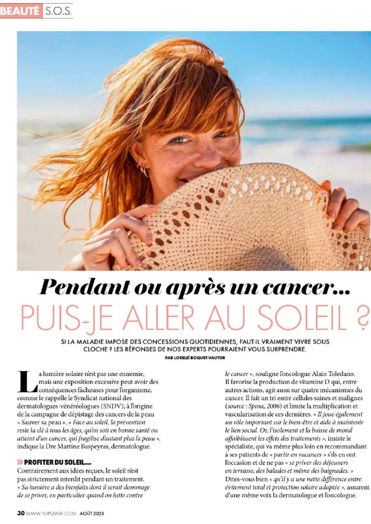 Top Santé Cancer et soleil 2